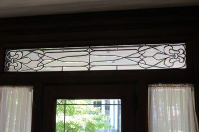 unique leaded glass repair by mccully art glass & restorations lafayette indiana